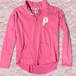 PINK Victoria's Secret Bright Pink Cowl Neck Sweater